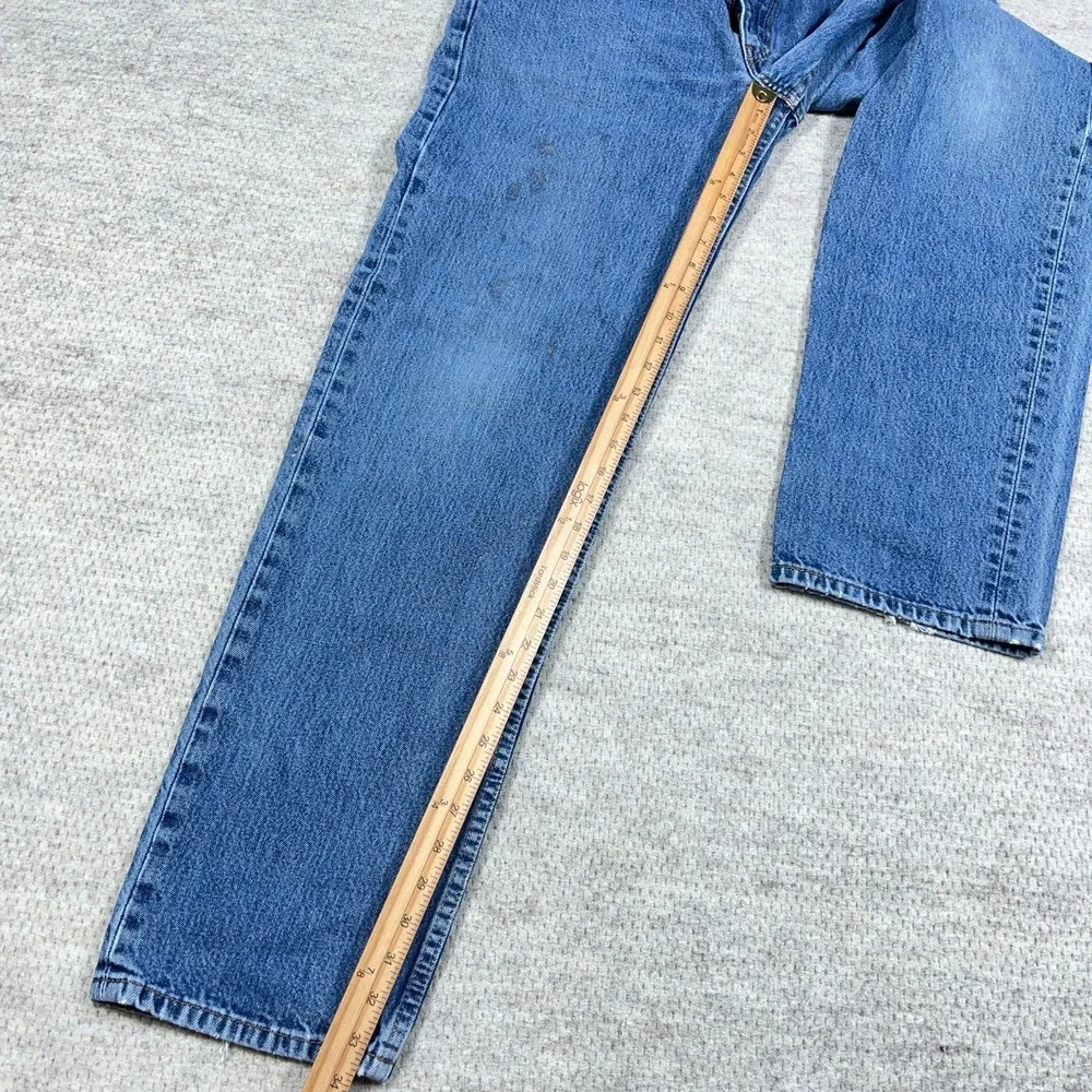 Levis 550 Jeans Men 36x36 Relaxed Fit Straight Leg Med Wash Pants Baggy Work **‎